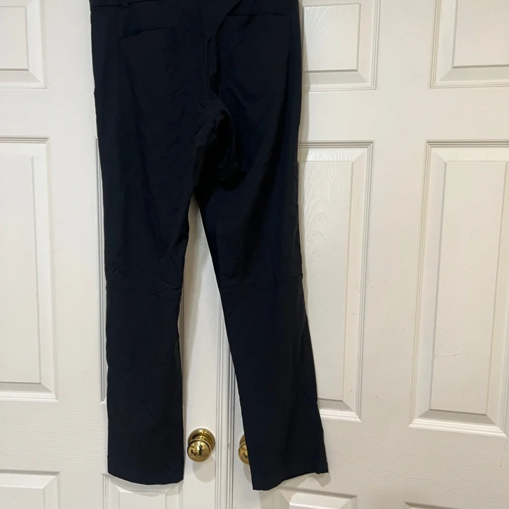 Lululemon Commission ABC 5 Pocket Warpstreme Black Pants Waist 34‎ Length 43